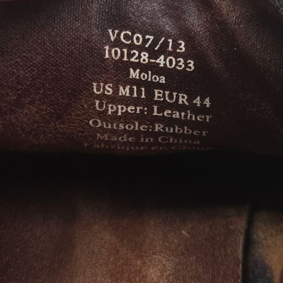 Olukai Moloa Moccasin Shoes Slip On Comfort Black Brown Leather Mens Size 11 - Picture 8 of 8